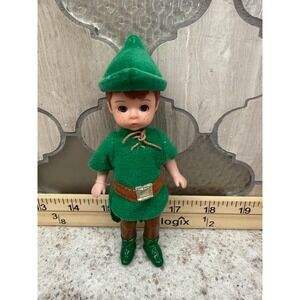 Madame Alexander Peter Pan 5 Inch Doll Storybook Green Felt Outfit Freckles